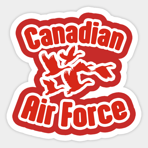 Canadian Air Force - Canada Geese Sticker by downformytown